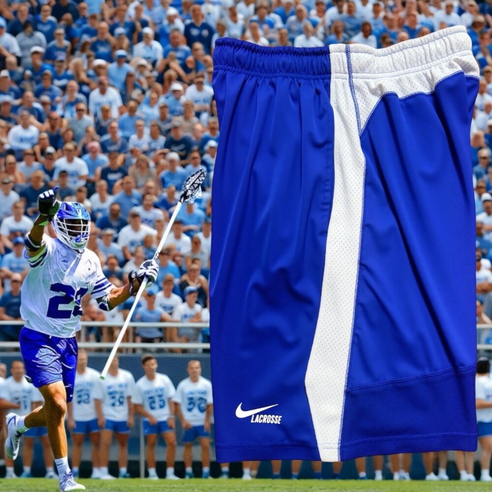 Nike Men's Royal Blue LAX Lacrosse Shorts w/ pockets M Medium 647515 455